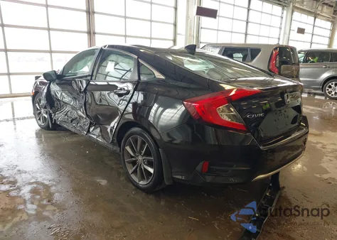 2019 Honda Civic Ex z USA, uszkodzony, nr VIN 19XFC1F36KE010504